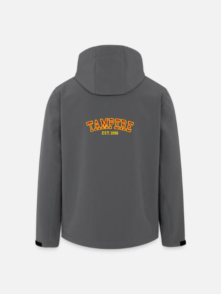 Tampere Est. 1996 - Men’s Recycled Softshell Jacket by Stanley/Stella - black