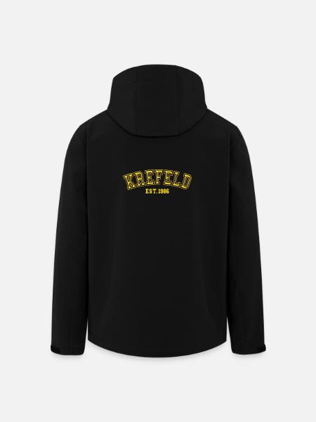 Krefeld gegründet 1986 - Recycelte Männer Softshell-Jacke von Stanley/Stella - Schwarz