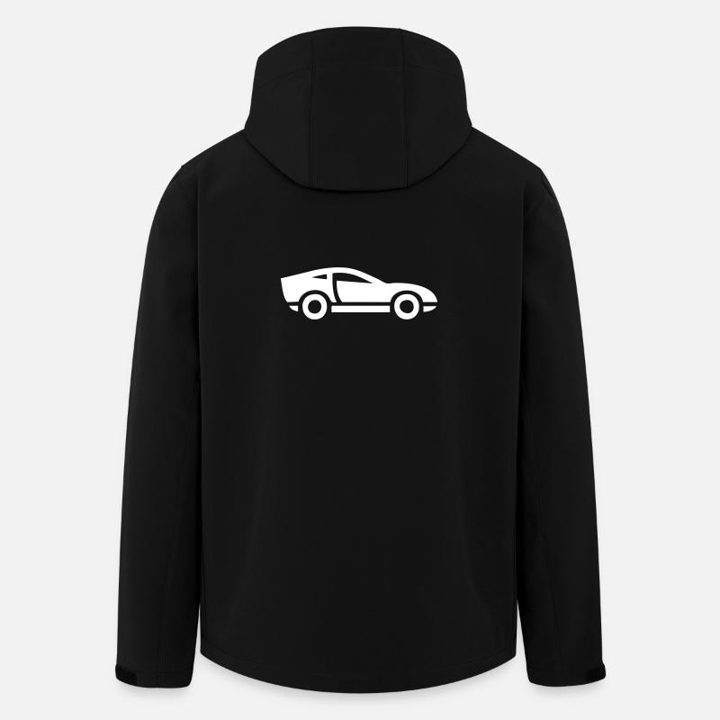 voiture de sport - Veste softshell homme en polyester recyclé Stanley/Stella - noir
