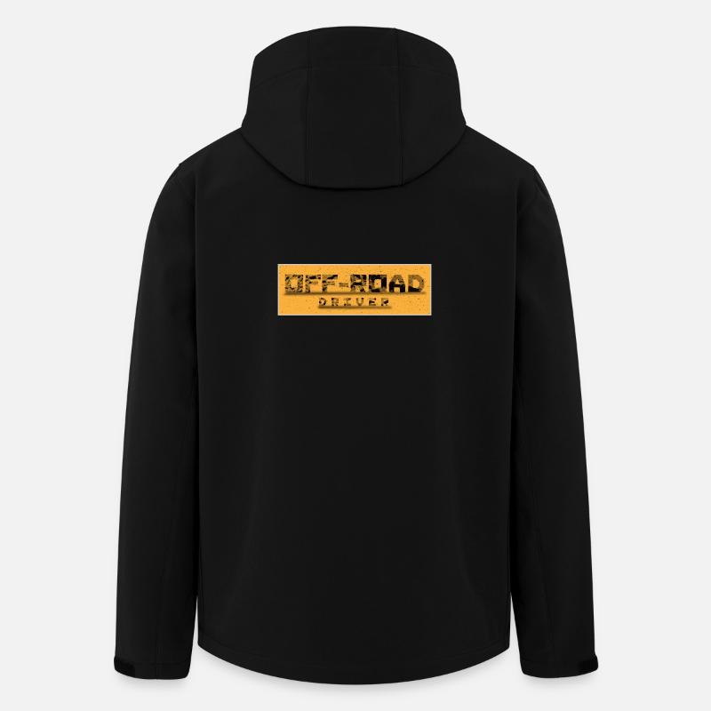 Offroad Fahrer Geländelook - Recycelte Männer Softshell-Jacke von Stanley/Stella - Schwarz