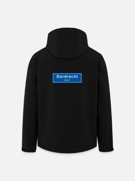 Dordrecht place name sign - Men’s Recycled Softshell Jacket by Stanley/Stella - black