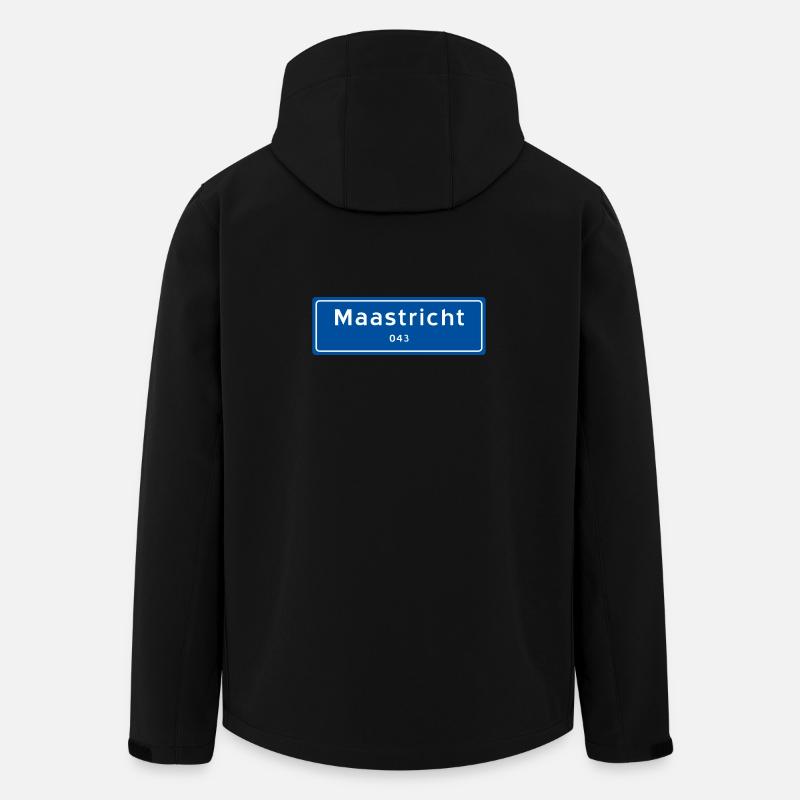 Maastricht 043 place name sign - Men’s Recycled Softshell Jacket by Stanley/Stella - black