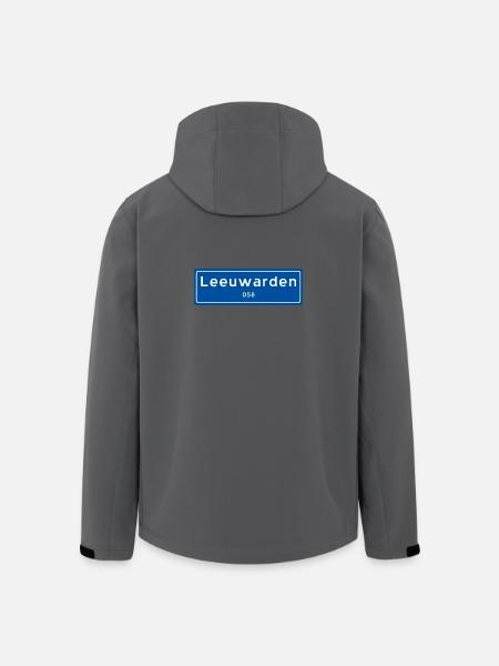 Leeuwarden 058 place name sign - Men’s Recycled Softshell Jacket by Stanley/Stella - black