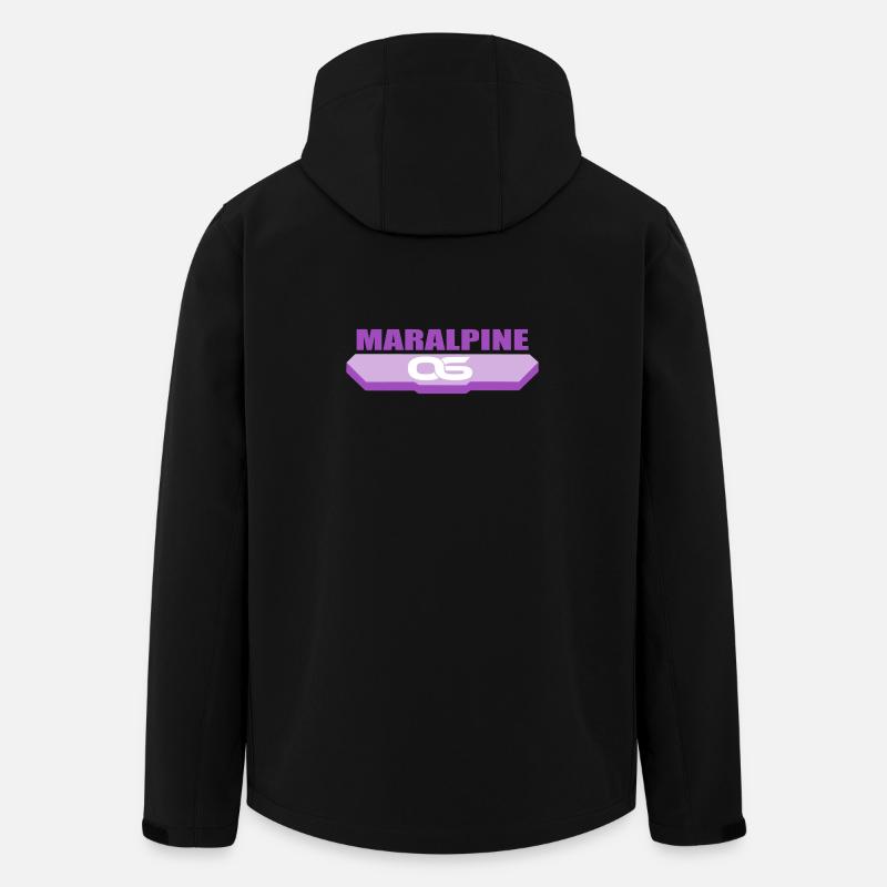 Maralpine Logo 06 - Recycelte Männer Softshell-Jacke von Stanley/Stella - Schwarz