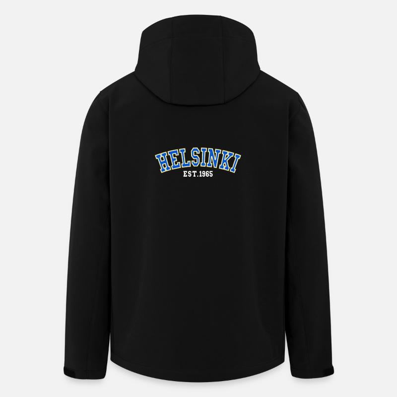 Helsinki est.1965 - Veste softshell homme en polyester recyclé Stanley/Stella - noir