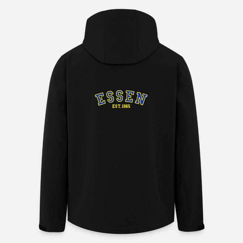 Essen Est. 1965 - Men’s Recycled Softshell Jacket by Stanley/Stella - black