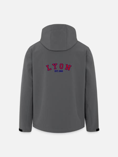 Lyon Est. 1965 - Veste softshell homme en polyester recyclé Stanley/Stella - noir