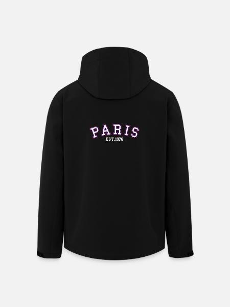 Paris gegründet 1976 - Recycelte Männer Softshell-Jacke von Stanley/Stella - Schwarz