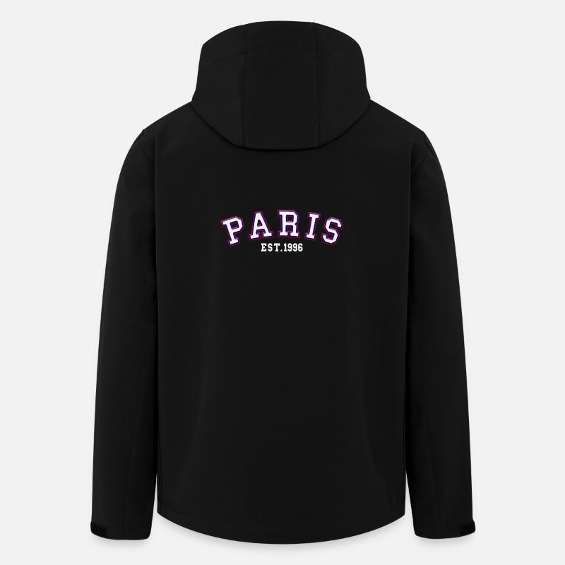Paris gegründet 1996 - Recycelte Männer Softshell-Jacke von Stanley/Stella - Schwarz