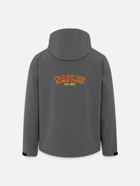 Naples Est. 1976 - Men’s Recycled Softshell Jacket by Stanley/Stella - black
