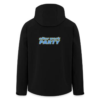 AFTER WORK PARTY - Men’s Recycled Softshell Jacket by Stanley/Stella - black - Back - AI Model Male 185 light (185cm)