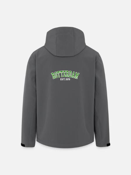 Rotterdam Est. 1976 - Men’s Recycled Softshell Jacket by Stanley/Stella - black
