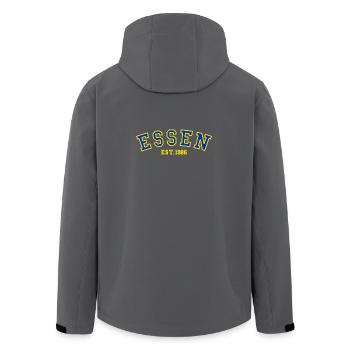 Essen Est. 1986 - Men’s Recycled Softshell Jacket by Stanley/Stella - anthracite - Back - AI Model Male 185 light (185cm)