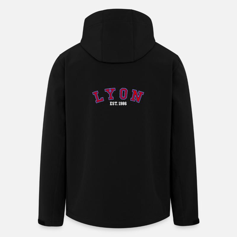 Lyon fondée en 1986 - Veste softshell homme en polyester recyclé Stanley/Stella - noir