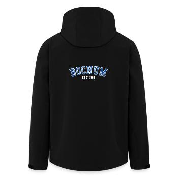 Bochum Est. 1966 - Men’s Recycled Softshell Jacket by Stanley/Stella - black - Back - AI Model Male 185 light (185cm)