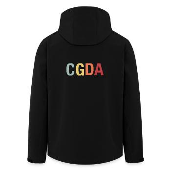 CGDA Bratsche Viola Tuning Saite Musiker retro - Recycelte Männer Softshell-Jacke von Stanley/Stella - Schwarz - Hinten - AI Model Male 185 light (185cm)