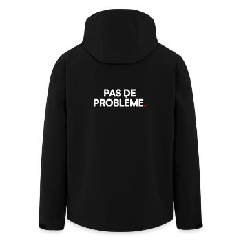 Pas de problème - Veste softshell homme en polyester recyclé Stanley/Stella - noir - Dos - AI Model Male 185 light (185cm)