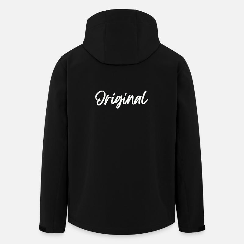 original - Recycelte Männer Softshell-Jacke von Stanley/Stella - Schwarz