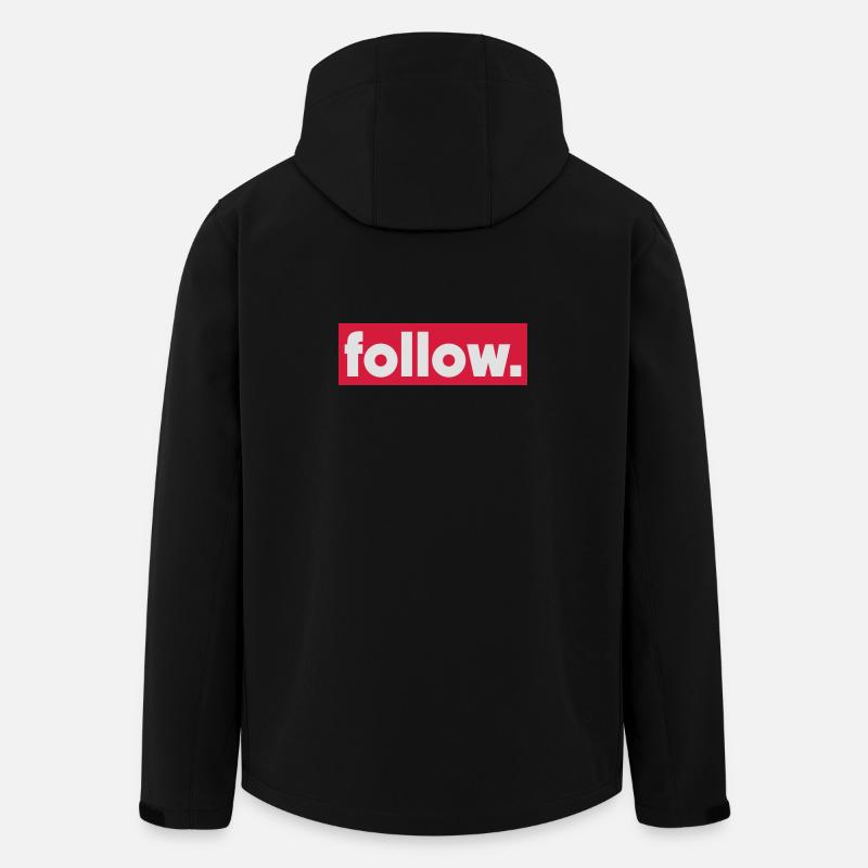 follow - Veste softshell homme en polyester recyclé Stanley/Stella - noir
