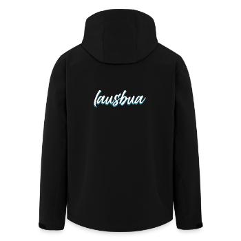 Lausbua - Recycelte Männer Softshell-Jacke von Stanley/Stella - Schwarz - Hinten - AI Model Male 185 light (185cm)