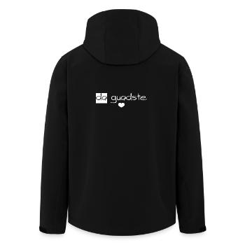 da guadste - der beste, Österreichischer Dialekt - Recycelte Männer Softshell-Jacke von Stanley/Stella - Schwarz - Hinten - AI Model Male 185 light (185cm)