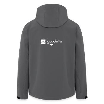 da guadste - le meilleur dialecte autrichien - Veste softshell homme en polyester recyclé Stanley/Stella - charbon - Dos - AI Model Male 185 light (185cm)