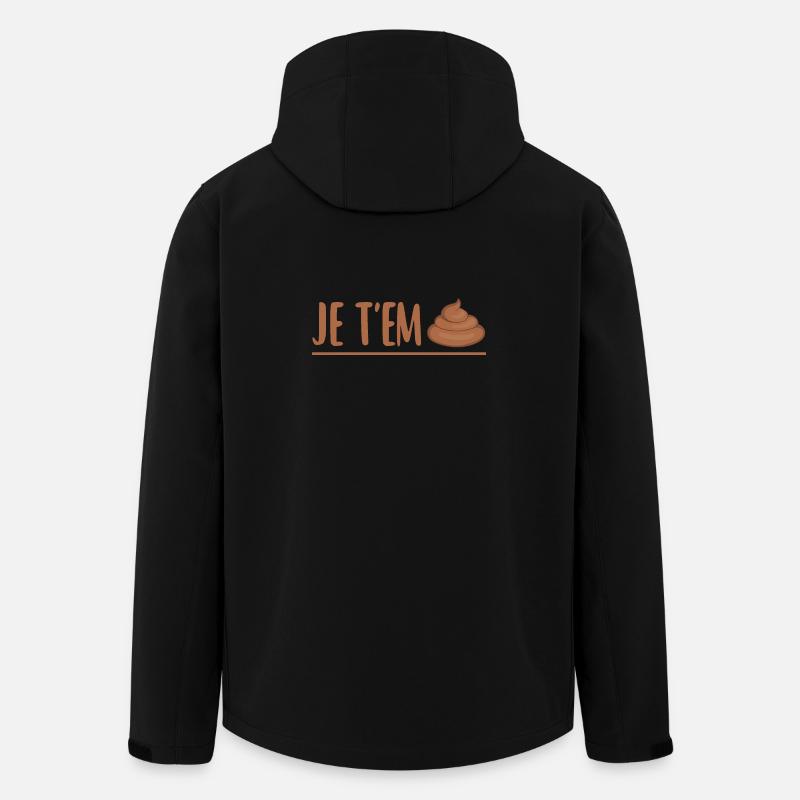 Je t'emmerde - Veste softshell homme en polyester recyclé Stanley/Stella - noir