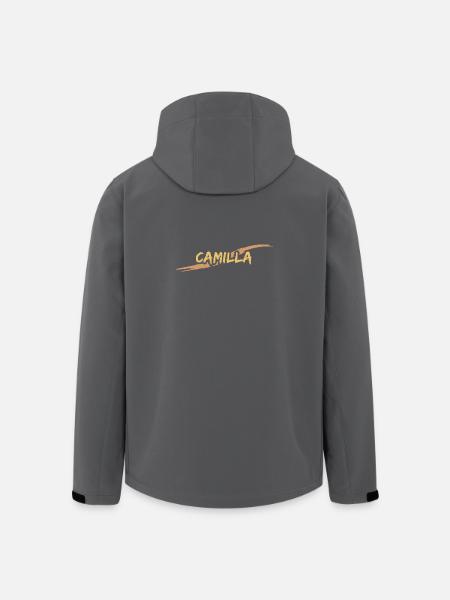 Camilla Camilla - Recycelte Männer Softshell-Jacke von Stanley/Stella - Schwarz