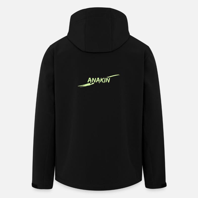Anakin - Recycelte Männer Softshell-Jacke von Stanley/Stella - Schwarz