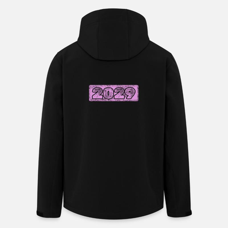 Jahrgang 2029 - Recycelte Männer Softshell-Jacke von Stanley/Stella - Schwarz