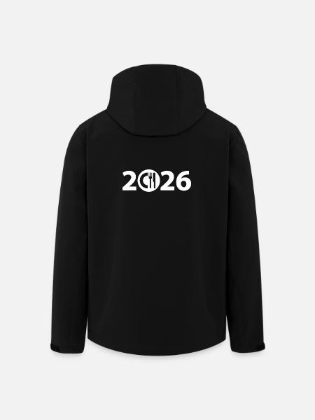 Chef 2026, Chef 2026, Restaurant 2026 - Men’s Recycled Softshell Jacket by Stanley/Stella - black
