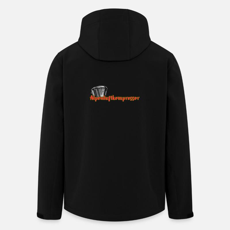 Alpenluftkompressor_2 - Recycelte Männer Softshell-Jacke von Stanley/Stella - Schwarz