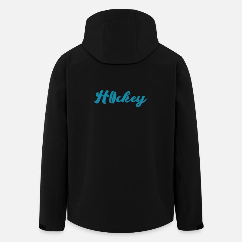 Hockey - Recycelte Männer Softshell-Jacke von Stanley/Stella - Schwarz