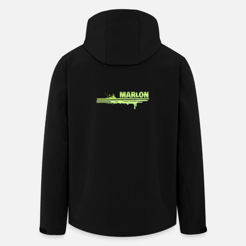 Marlon - Recycelte Männer Softshell-Jacke von Stanley/Stella - Schwarz