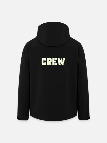 crew - Men’s Recycled Softshell Jacket by Stanley/Stella - black