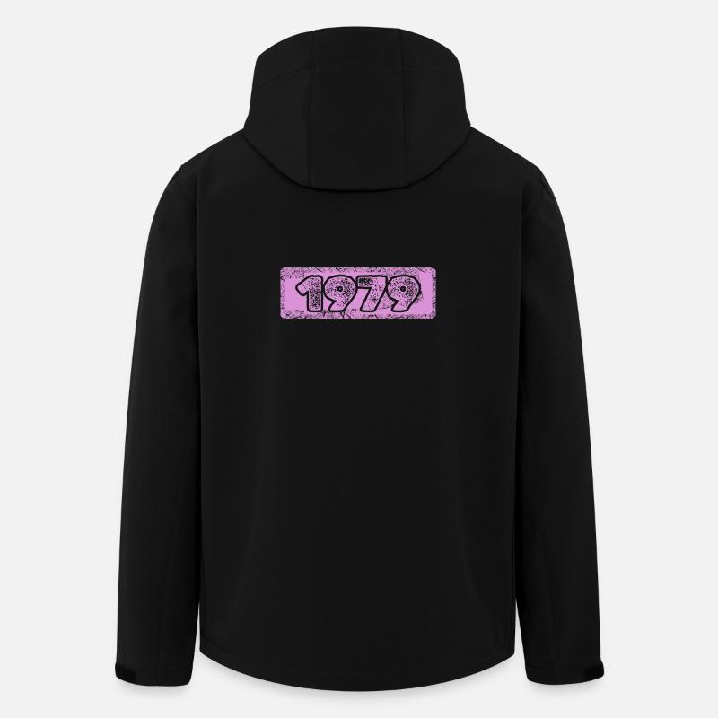 Born in 1979 - Men’s Recycled Softshell Jacket by Stanley/Stella - black