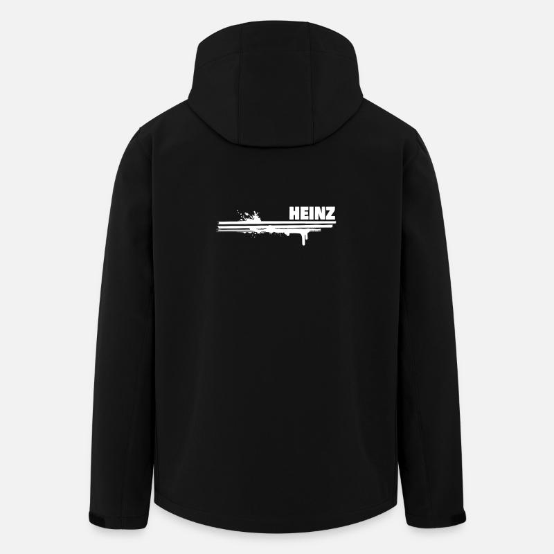 Cadeau pour Heinz - Veste softshell homme en polyester recyclé Stanley/Stella - noir