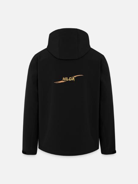 Cadeau à Hilda - Veste softshell homme en polyester recyclé Stanley/Stella - noir
