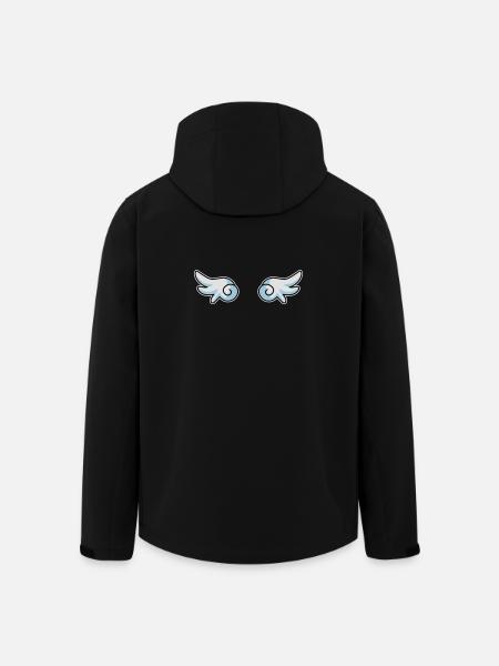 Angel wings - Men’s Recycled Softshell Jacket by Stanley/Stella - black