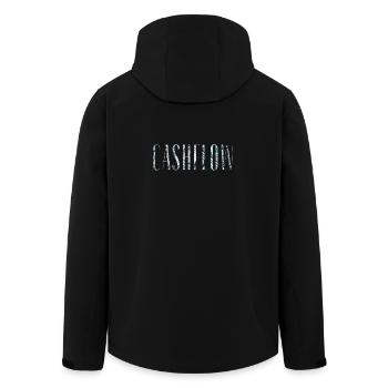 Cashflow Finance Investor Wealth Mindset Tee - Men’s Recycled Softshell Jacket by Stanley/Stella - black - Back - AI Model Male 185 light (185cm)