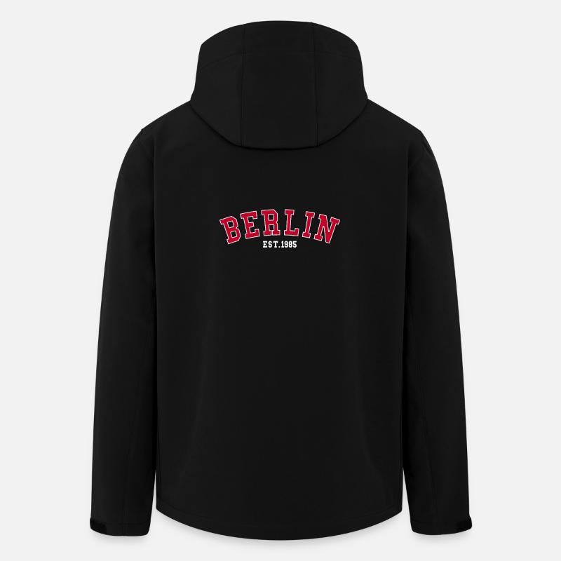 Berlin_Est_1985 - Men’s Recycled Softshell Jacket by Stanley/Stella - black