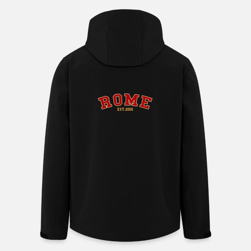 Rome_Est_2005 - Recycelte Männer Softshell-Jacke von Stanley/Stella - Schwarz