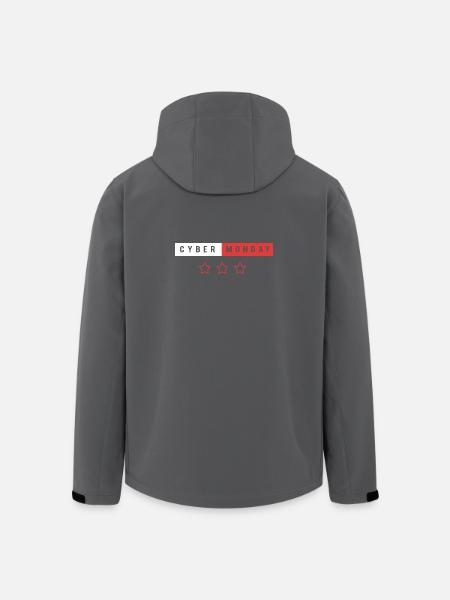 Kaufrausch Cyber Monday - Recycelte Männer Softshell-Jacke von Stanley/Stella - Schwarz