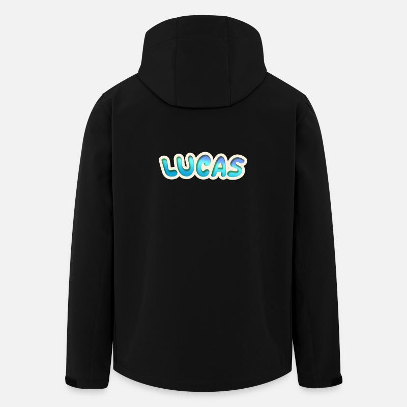 Lucas as a profession - Men’s Recycled Softshell Jacket by Stanley/Stella - black