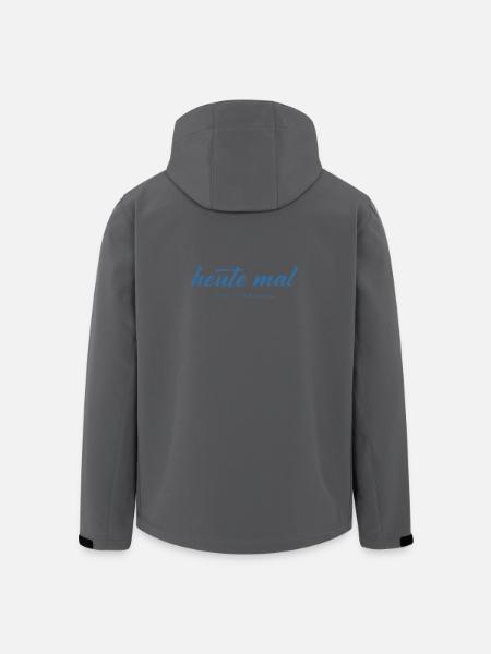 Heute mal keine Kernaussage - Recycelte Männer Softshell-Jacke von Stanley/Stella - Schwarz
