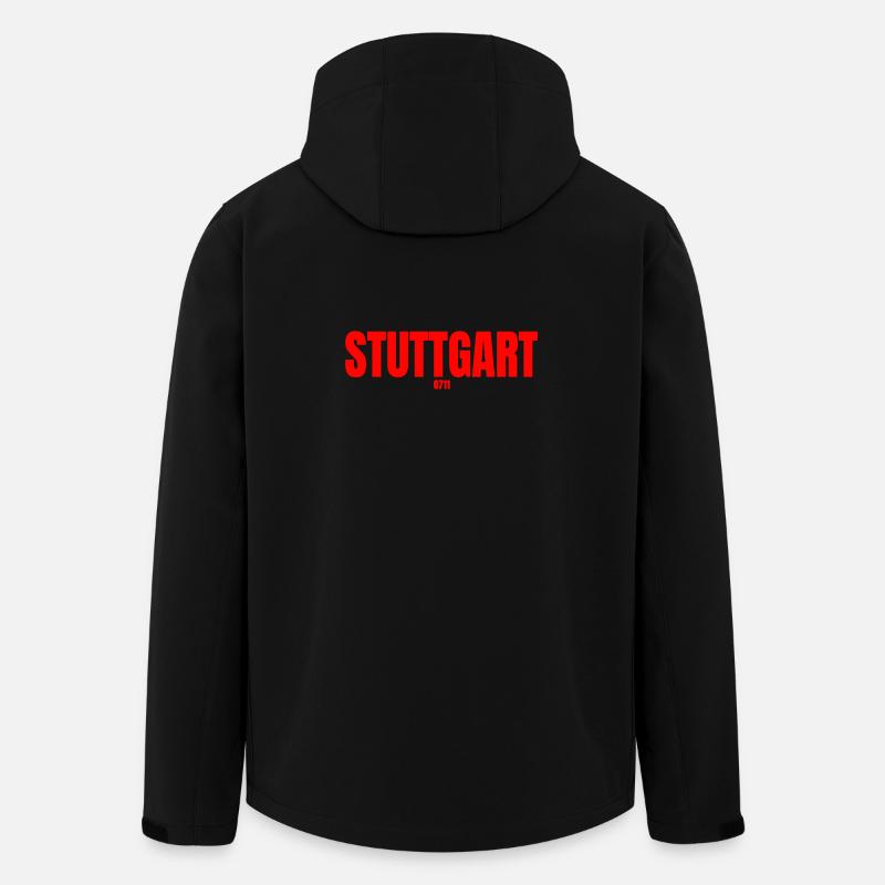 Stuttgart 0711 - Veste softshell homme en polyester recyclé Stanley/Stella - noir