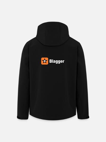 big blagger star - Men’s Recycled Softshell Jacket by Stanley/Stella - black
