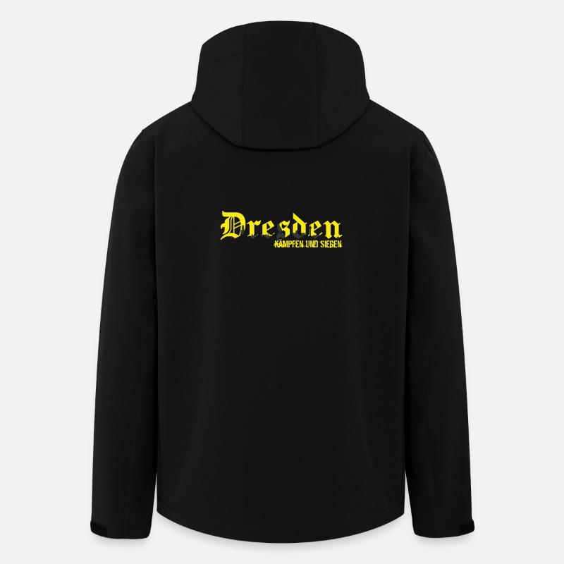Dresden - Recycelte Männer Softshell-Jacke von Stanley/Stella - Schwarz