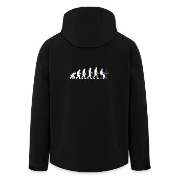 Gamer Evolution - Recycelte Männer Softshell-Jacke von Stanley/Stella - Schwarz - Hinten - AI Model Male 185 light (185cm)