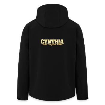 Cynthia - Veste softshell homme en polyester recyclé Stanley/Stella - noir - Dos - AI Model Male 185 light (185cm)